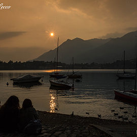 Sunset in Lecco