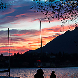 Sunset in Lecco